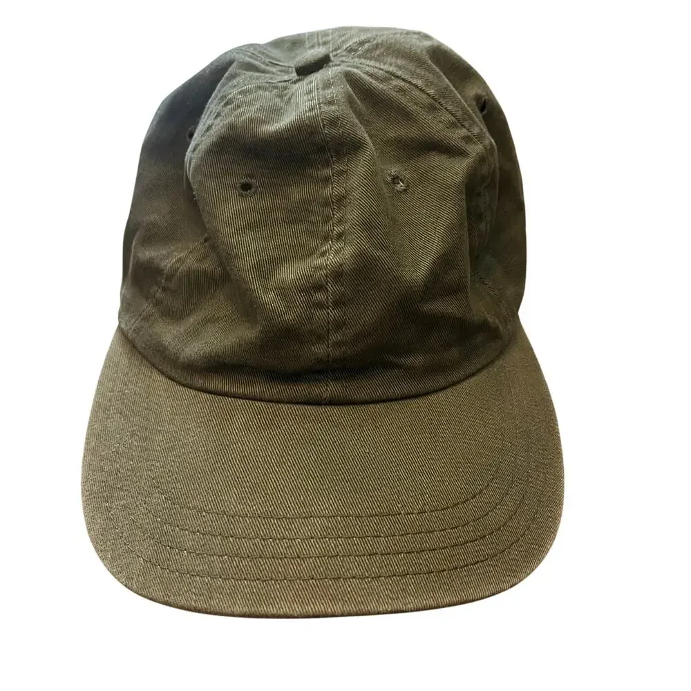 American Eagle Women’s Distressed Green Denim Baseball Cap O/S Outdoor